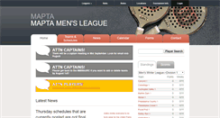 Desktop Screenshot of mapta.tenniscores.com